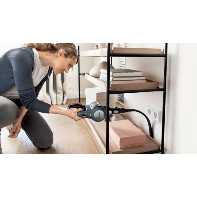 Bosch BCS71HYGGB Cordless Vacuum Cleaner 60 Minutes Run Time - White/Aqua