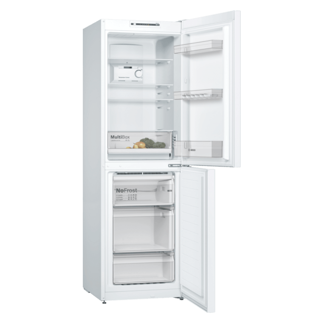 Bosch KGN34NWEAG E Rating 60cm Frost Free Fridge Freezer in White