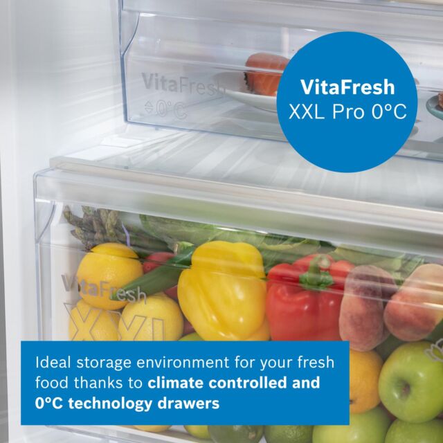 Bosch KGN392LAFG Freestanding Fridge Freezer