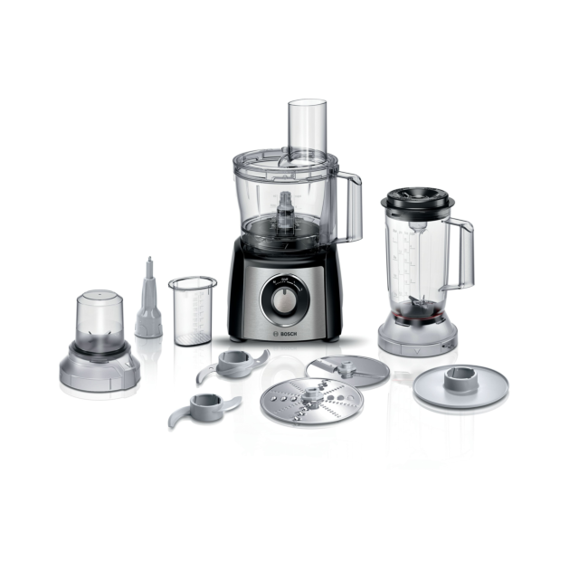 Bosch MCM3501MGB 800W MultiTalent 3 Food processor, Brushed stainless