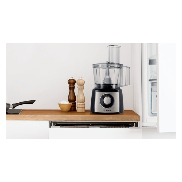 Bosch MCM3501MGB 800W MultiTalent 3 Food processor, Brushed stainless