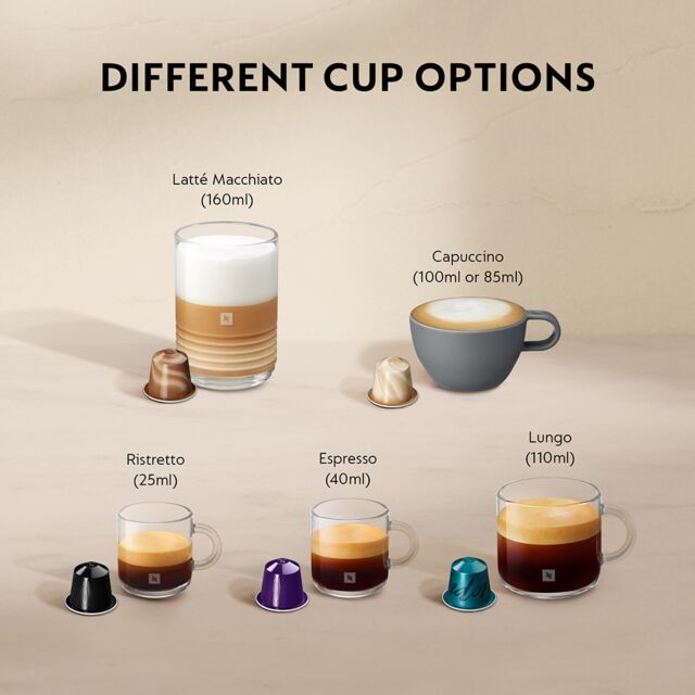 Delonghi EN510.B Nespresso Latissima One Pod Coffee Machine, Black