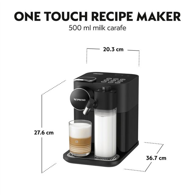 Delonghi EN640.B Gran Latissima Nespresso Coffee Machine, Black