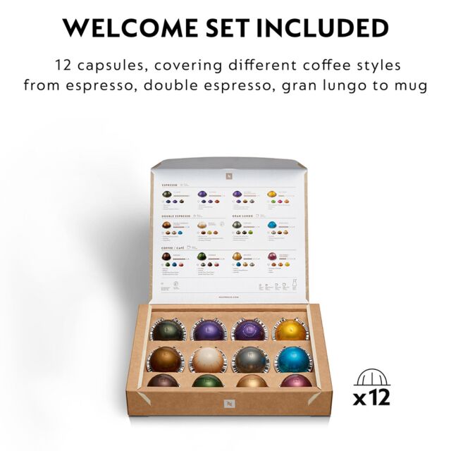 Delonghi ENV120.W Nespresso Vertuo Next Capsule Coffee Machine, White