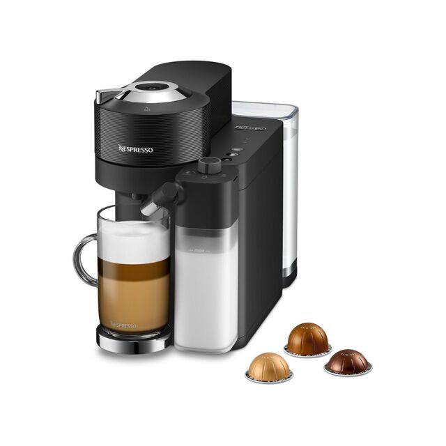 Delonghi ENV300.B Nespresso Vertuo Lattissima Coffee Machine, Black