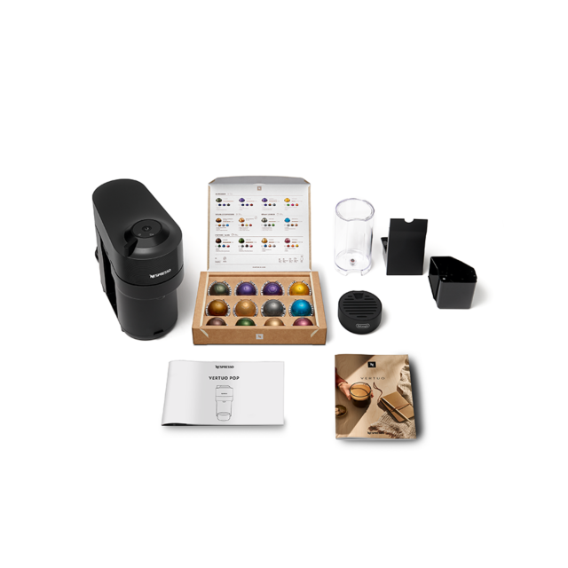 Delonghi ENV90.B Nespresso Vertuo Pop Capsule Coffee Machine, Black