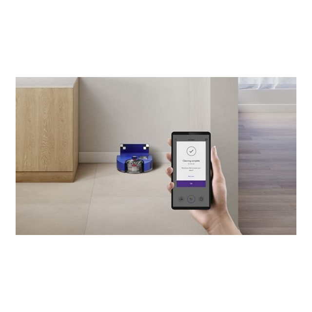 Dyson 360VISNAV  360 Robot  - 65 Minutes Run Time - Moulded Blue/Nickel