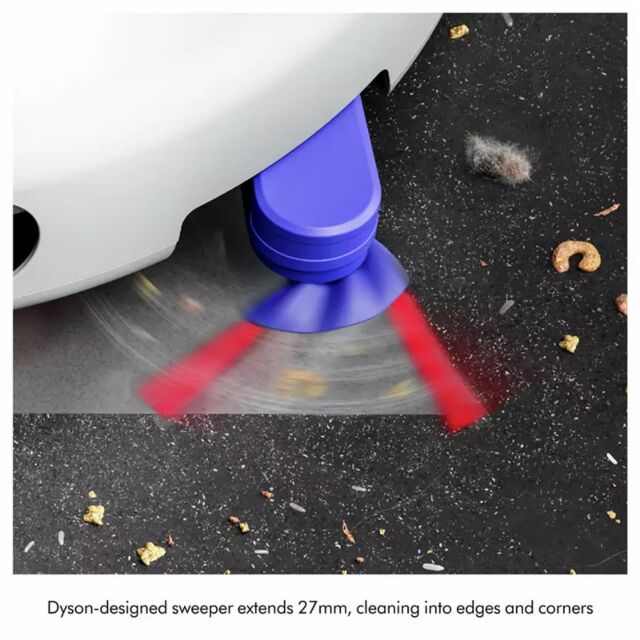 Dyson R2NUROVIW+D R2 Nurovi Wash+Dry Robot Vacuum Cleaner - Silver & Vinca Blue