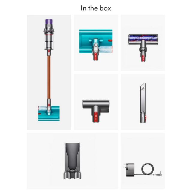 Dyson V10CYCSUB Cordless Cyclone Vacuum - Nickel/Copper