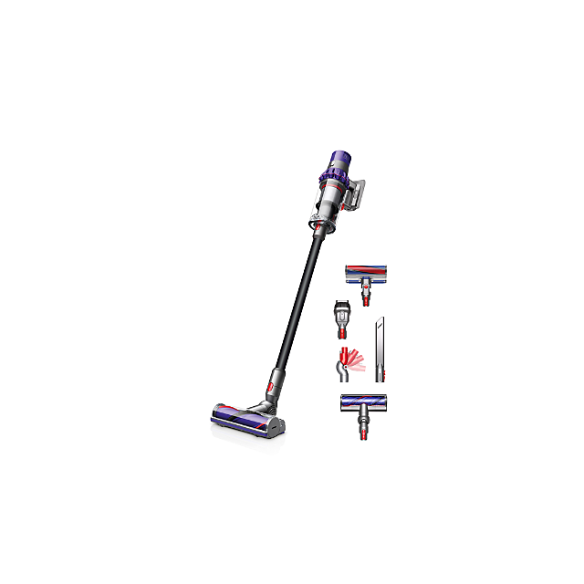 Dyson V10TOTALCLEAN Stick Vacuum Cleaner - 60 Minutes Run Time - Nickel/Black