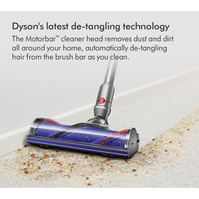 Dyson V12-2023 Cordless Stick Vacuum - 60 Minutes Run Time - Nickel