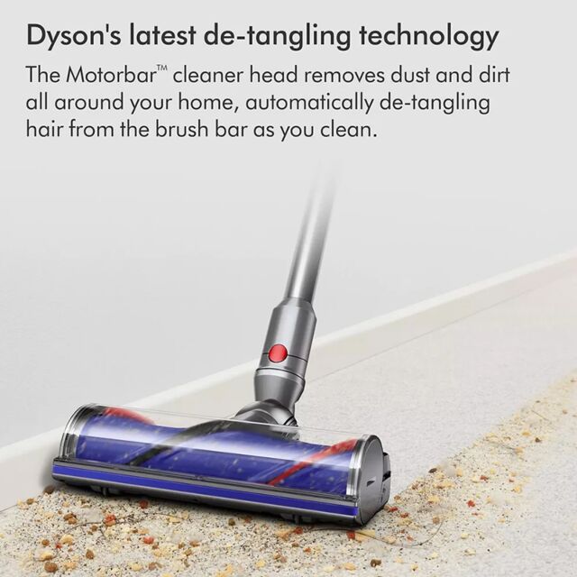 Dyson V12DETCT2 V12 Detect Slim - 60 Minutes Run Time - Yellow/Nickel