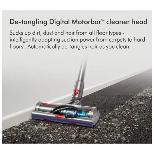 Dyson V15DETABSOLUTE Dyson V15 Detect Absolute vacuum - 60 Minutes Run Time - Yellow/Nickel