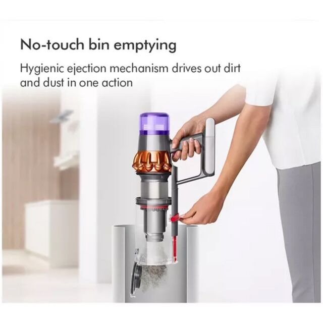 Dyson V15DETABSOLUTE Dyson V15 Detect Absolute vacuum - 60 Minutes Run Time - Yellow/Nickel