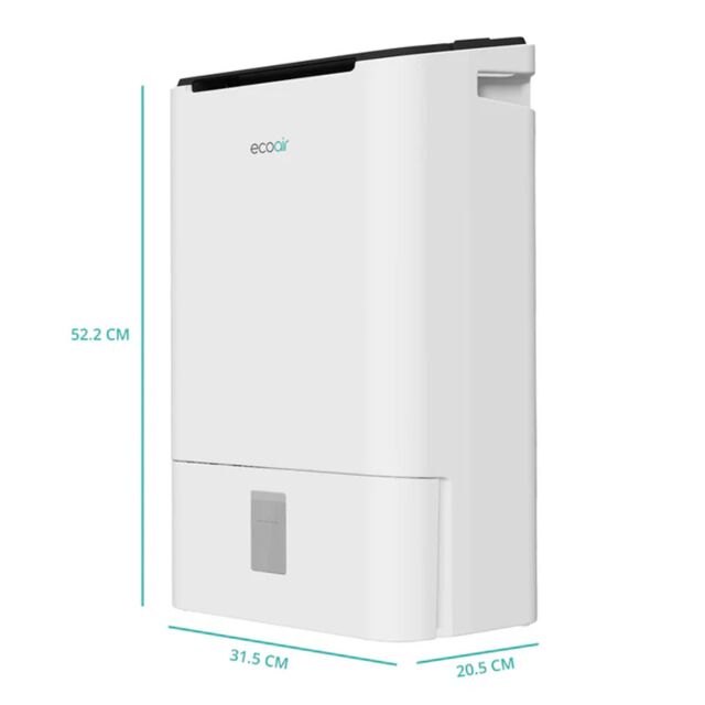 Ecoair DD2 SIMPLE Desiccant Dehumidifier 9L/Day Electronic Control
