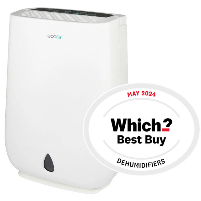 Ecoair DD3 CLASSIC MK3 Desiccant Dehumidifier 11L/Day Digital Hygrometer