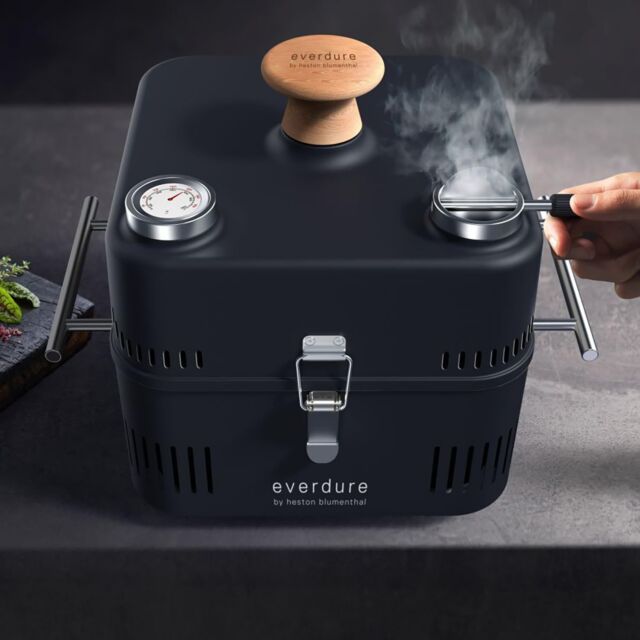 Everdure HBCUBE360B Cube 360 Charcoal Portable BBQ - Black