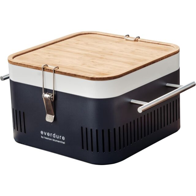 Everdure HBCUBEGGB Cube Charcoal Portable BBQ - Graphite