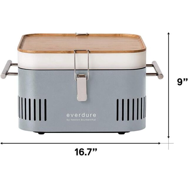 Everdure HBCUBESEU Cube Charcoal Portable BBQ - Stone