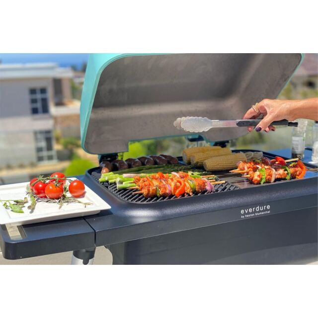Everdure HBG2MGB Force Gas 2 Burner BBQ with Stand - Mint