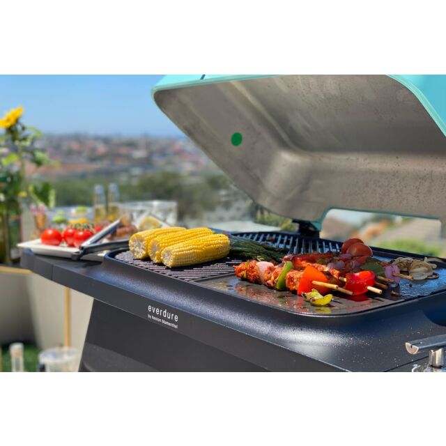 Everdure HBG2MGB Force Gas 2 Burner BBQ with Stand - Mint