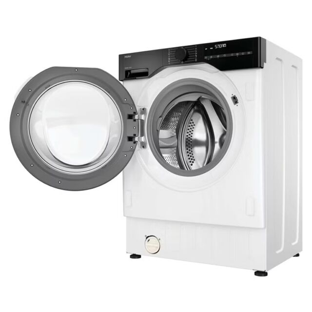 Haier BHA6S69M6D9J-80 Series 6 9Kg, 1600 Spin Integrated Washing Machine, White
