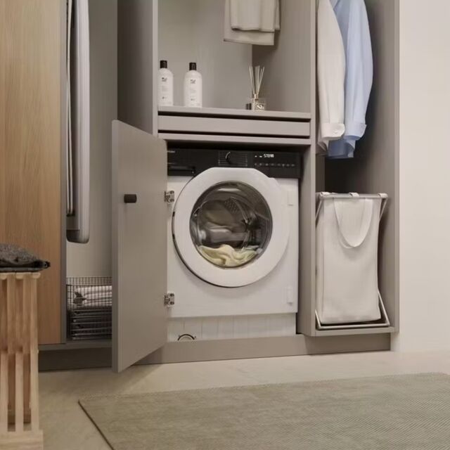 Haier BHA6S69M6D9J-80 Series 6 9Kg, 1600 Spin Integrated Washing Machine, White