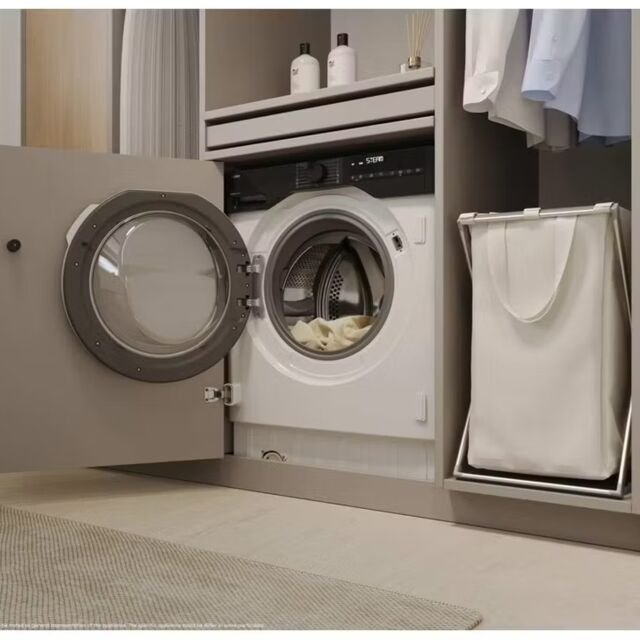 Haier BHA6S69M6D9J-80 Series 6 9Kg, 1600 Spin Integrated Washing Machine, White
