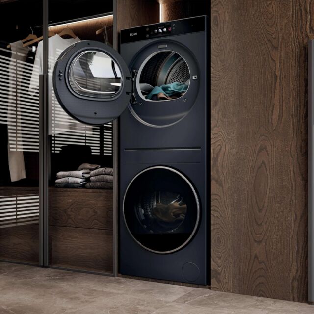Haier CLC108-GNU1-UK 10Kg/8Kg Washer Dryer, 1400 Spin - Graphite