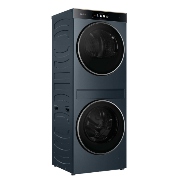 Haier CCE L02LU1-UK Washer Dryer Tower 10kg/8kg