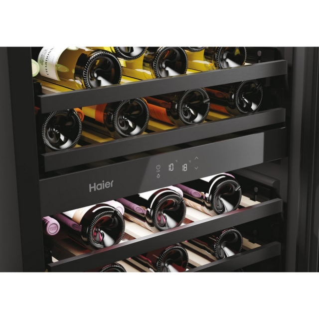 Haier H-WINE 700 HAKWBD 60 UK Wine Cooler Black