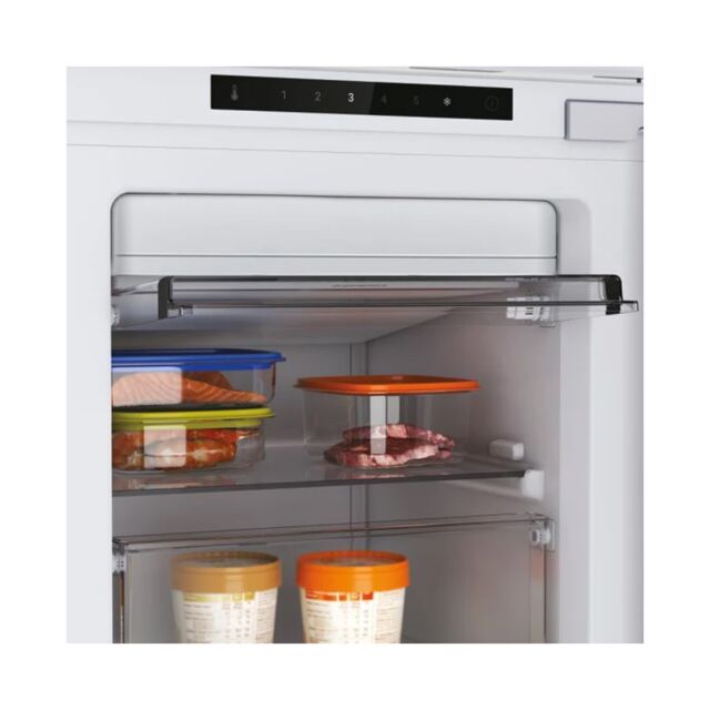Haier HAUN518EWK 177cm Integrated In Column Frost Free Freezer