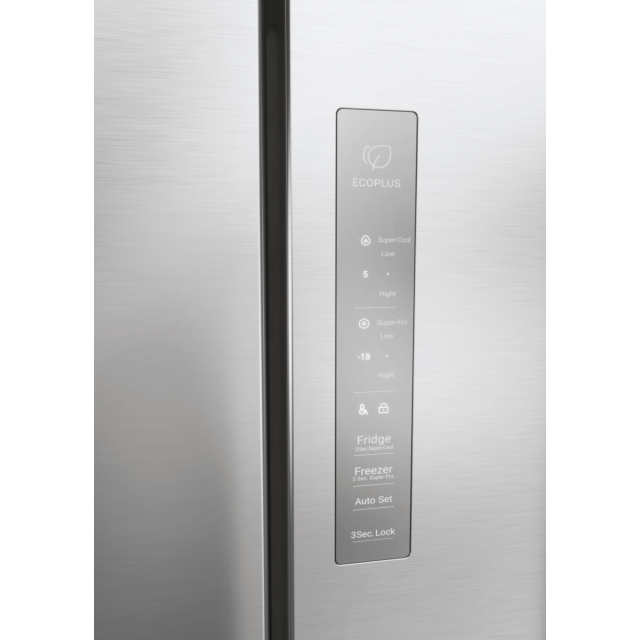Haier HCR3818ENMM 83.3cm Total No Frost Multi Door Fridge Freezer - Inox