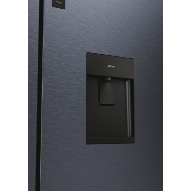 Haier HCR5919EHMB 90cm 60/40 Frost Free American Fridge Freezer - Brushed Black