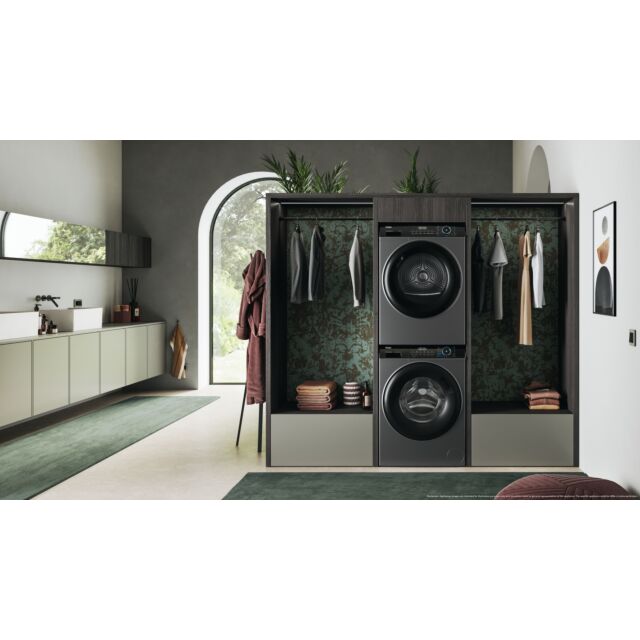 Haier HD80-A2939R 8kg Heat Pump Tumble Dryer - Graphite