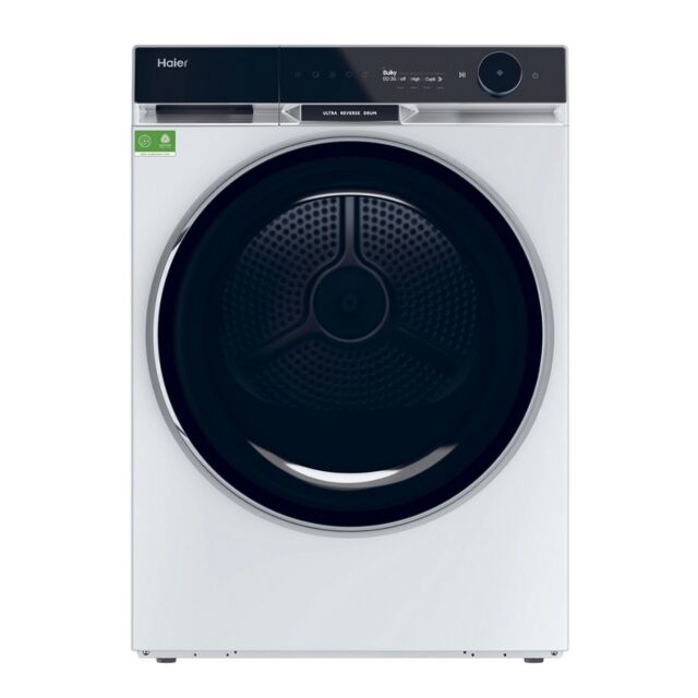 Haier HD90-A3Q397U1 9Kg Heat Pump Tumble Dryer - White