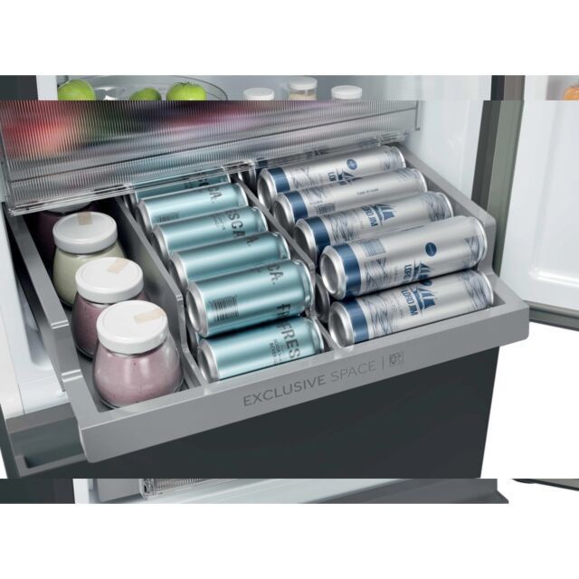 Haier HTR3518ENMTK 60/40 Fridge Freezer - Black