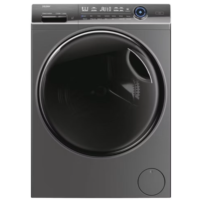 Haier HW100-B14387GUUK 10Kg X9 Washing Machine, Graphite, Wifi, 1400 Spin