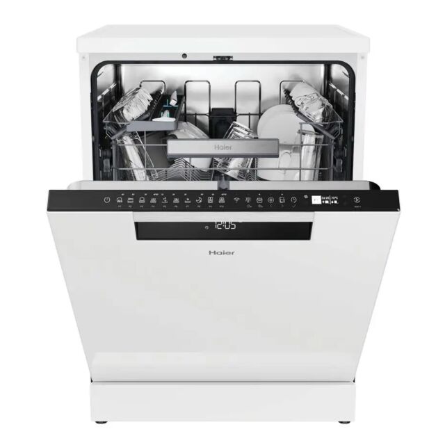Haier XF 5C7M0W-80 I-Pro Shine Series 3 15 Place Setting Dishwasher, White