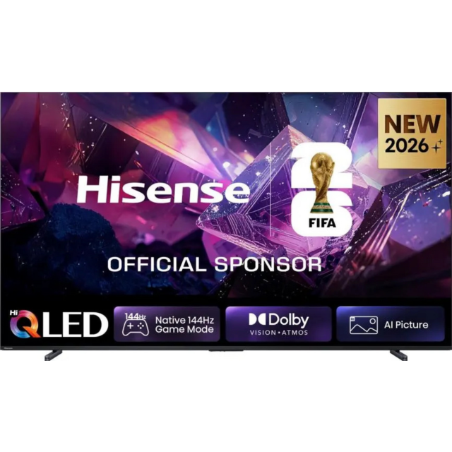 Hisense 100E7STUK PRO 100inch 4K QLED 144Hz TV Grey