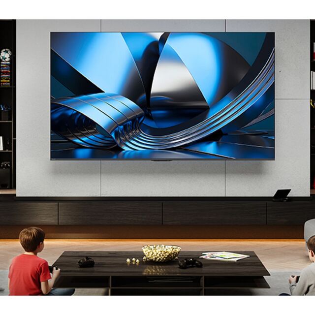 Hisense 100U7STUK 100inch 100U7STUK MiniLED 165Hz 4K Ultra HD AI Smart TV - Charcoal Grey