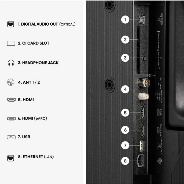 Hisense 32A5STUK 32inch Full HD Hi-QLED Smart TV Black