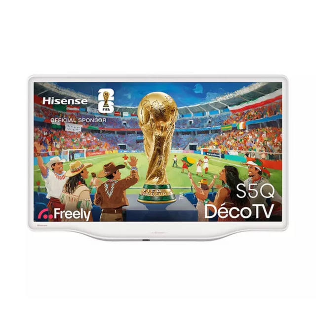 Hisense Deco 32S5QTUK 32-inch Hi-QLED UHD TV White
