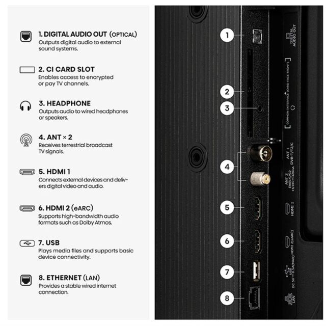 Hisense 40A4STUK 40inch 40A4STUK LED Full HD Smart TV - Black