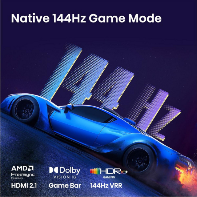 Hisense 50E7STUK PRO 50inch 4K 144Hz Hi-QLED TV