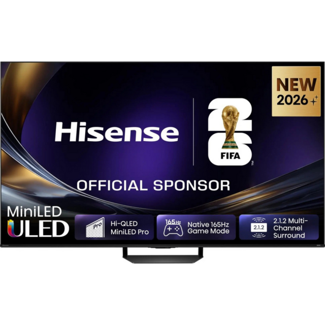 Hisense 55U7STUK PRO 55inch MiniLED 4K 165Hz Smart TV