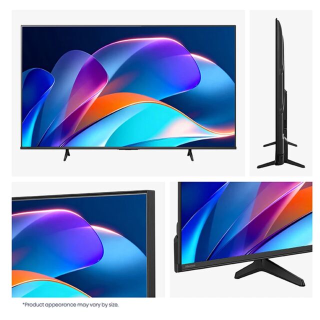 Hisense 58A6STUK 58inch 4K Ultra HD Ai Smart TV - Black