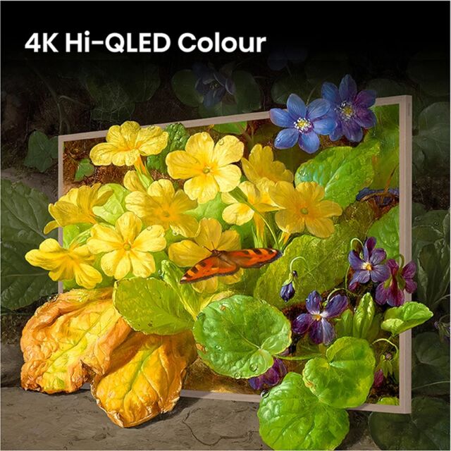Hisense 65S7STUK 65inch Canvas TV Hi-QLED 144Hz 4K Smart TV - Black
