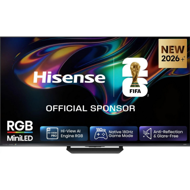 Hisense 65UR8STUK 65in RGB MiniLED 180Hz 4K Smart TV