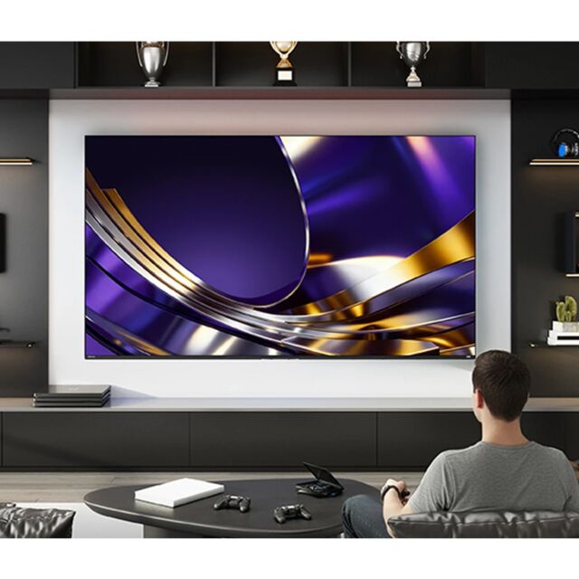Hisense 85U7STUK PRO 85inch Hi-QLED MiniLED 165Hz 4K Ultra HD AI Smart TV - Charcoal Grey